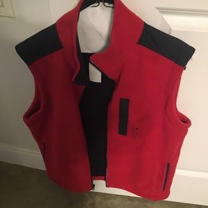 Men’ Brand New Red and Black Vest!  Never Worn!